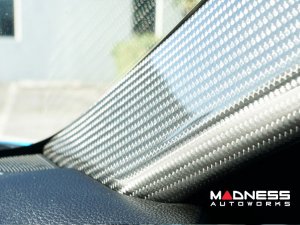 Alfa Romeo Giulia Interior A-Pillar Trim Set - Genuine Carbon Fiber